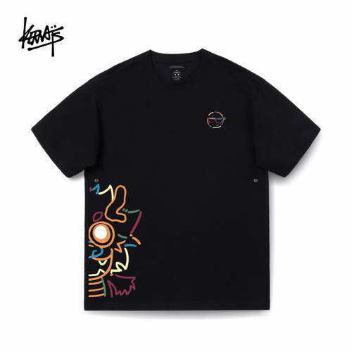 纯棉中国风潮牌短袖圆领印花重磅