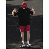 t恤polo衫 KERWATS品牌男女情侣马头胸花简约夏季 休闲重磅马年短袖