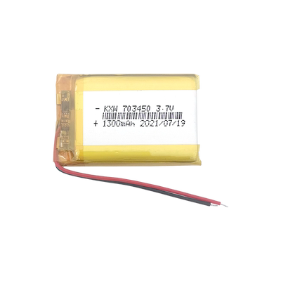 703450聚合物锂电池芯3.7V可充电通用大容量行车记录仪内置小体积
