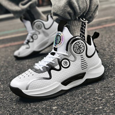 2025新款皮面高帮篮球鞋