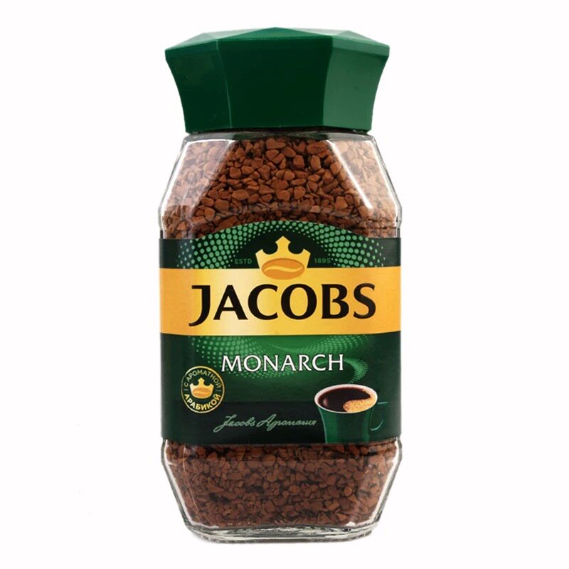 俄罗斯进口帝王咖啡JACOBS德国雅各布斯速溶纯苦黑咖啡冻干咖啡