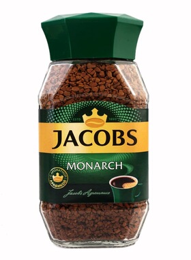 俄罗斯进口帝王咖啡JACOBS德国雅各布斯速溶纯苦黑咖啡冻干咖啡
