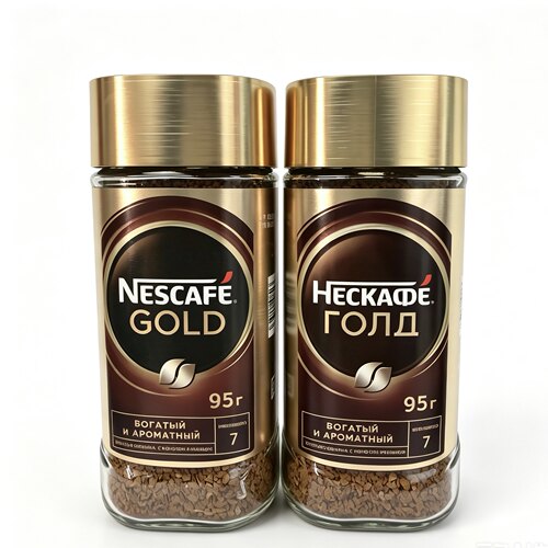 俄罗斯金牌GOLD雀巢大瓶小瓶经典醇品黑咖啡冻干速溶非瑞士