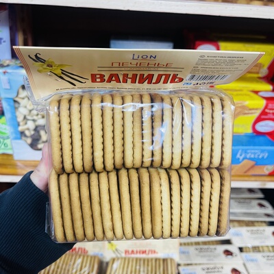 哈萨克斯坦进口烘焙牛奶味饼干500克休闲零食儿童成人早餐