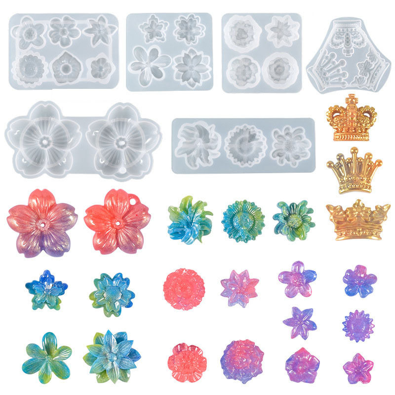 diy水晶滴胶树脂磨具多款立体皇