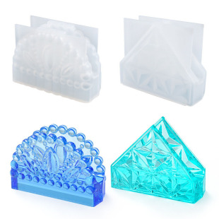 diy水晶滴胶树脂磨具卡片说明书纸巾收纳盒硅胶模具源头货