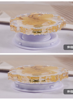 DIY水晶滴胶不规则圆形爱心气囊