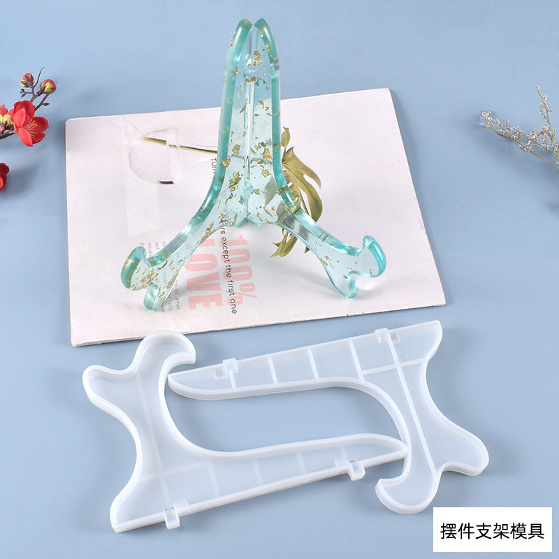 桌面摆件支架滴胶模具diy手机相