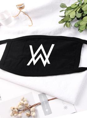 新款AlanWalker教主夜光艾伦沃克口罩男女立体防霾秋冬纯棉可清洗