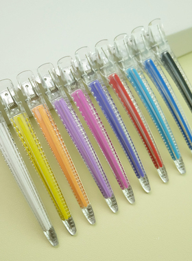 夹子美发专用发型师理发店专业工具用品刘海定位无痕夹鸭嘴剪发夹