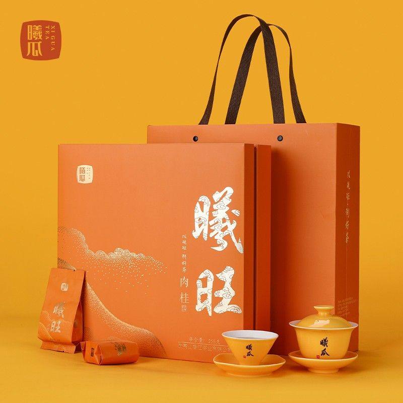 曦瓜 曦旺肉桂老枞水仙礼盒装256g 大红袍武夷岩茶茶叶送礼盒装