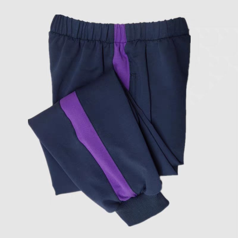 冬季加绒厚藏蓝色宽深紫束