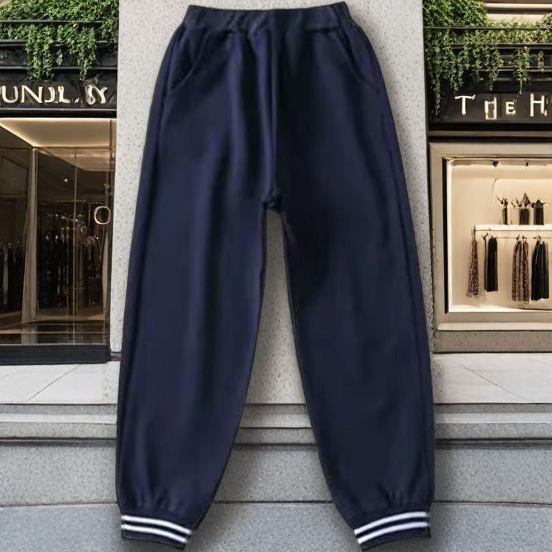 冰丝夏季薄款藏蓝色男女儿