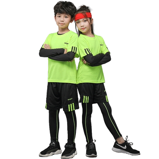儿童羽毛球服训练服套装男童乒乓球衣女童秋冬季小学生打底紧身衣