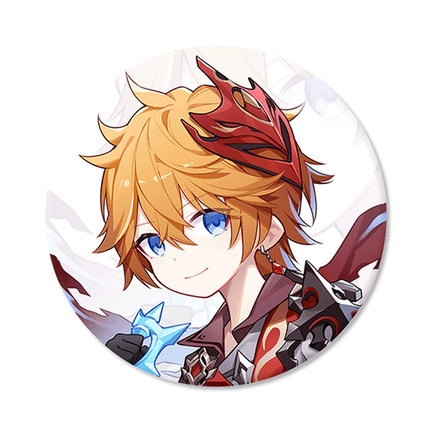 原神*愚人众* 达达利亚 徽章色纸 画师QuAn代理社团 有授权 同人