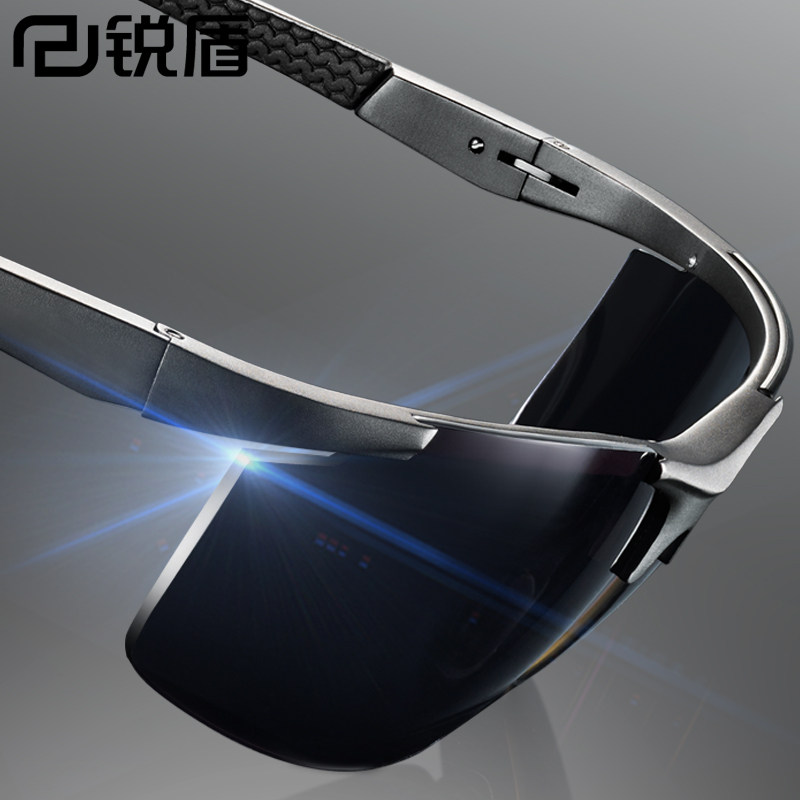 钢铁侠男士太阳镜偏光镜钓鱼运动驾驶镜开车眼镜大脸墨镜司机眼睛