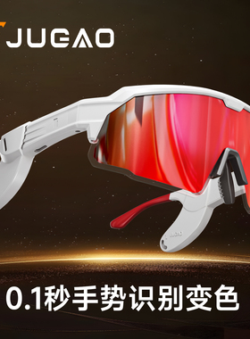 电致变色骑行眼镜聚高蓝牙运动