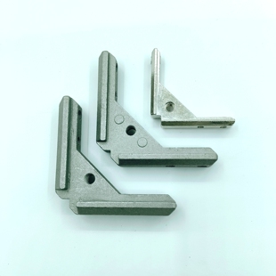 铝型材面板角槽连接件铝材框架固定亚克力板材203040欧标国标型材