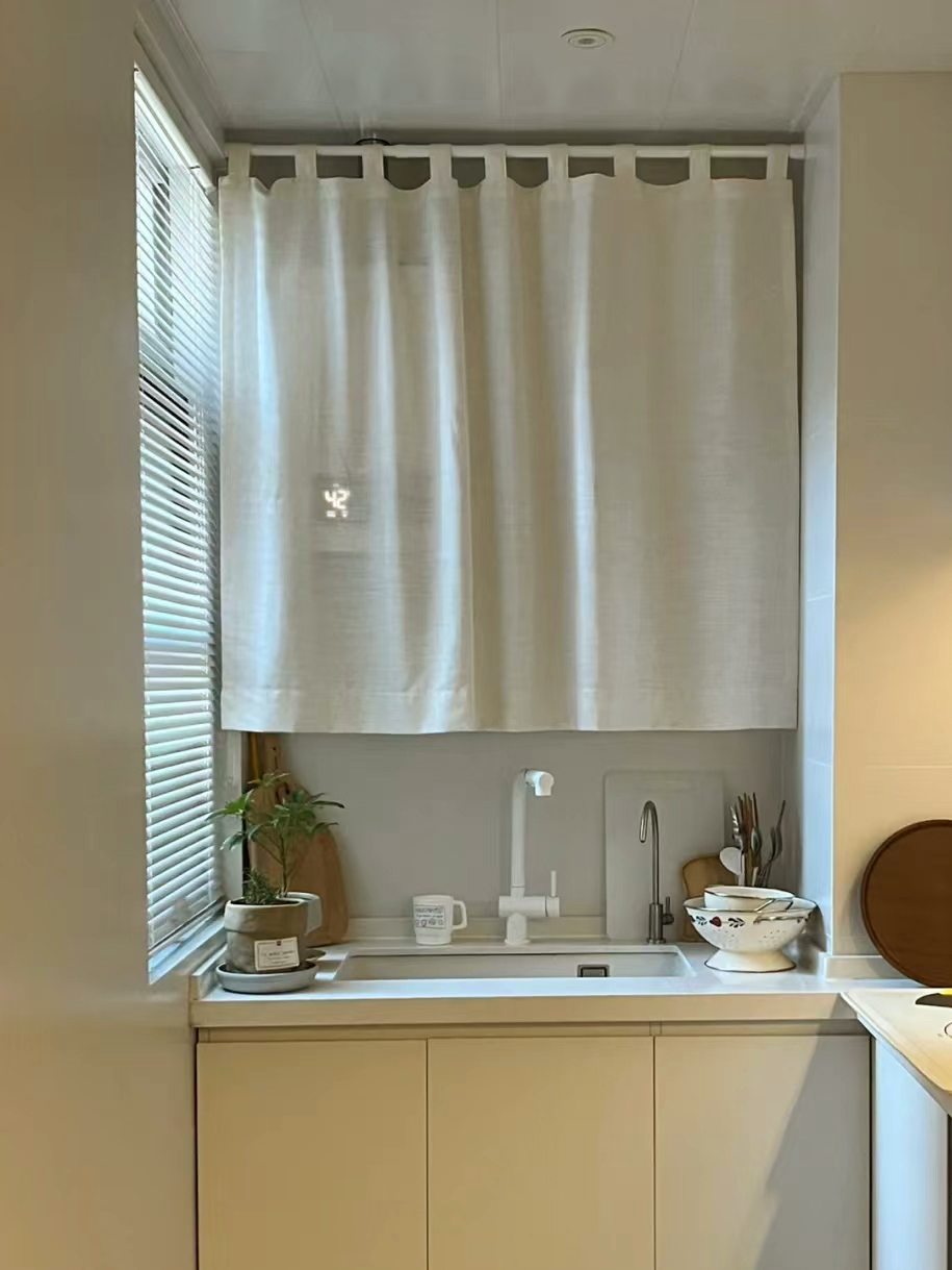 拾光棉麻品质日式文艺短帘