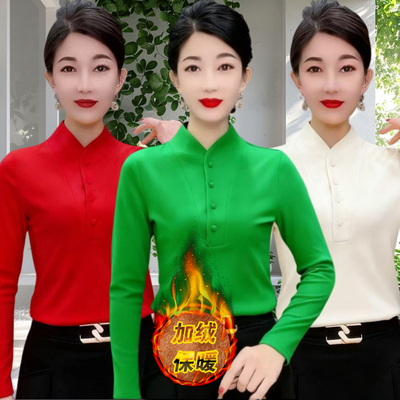 半高领打底衫女新款秋冬保暖上衣