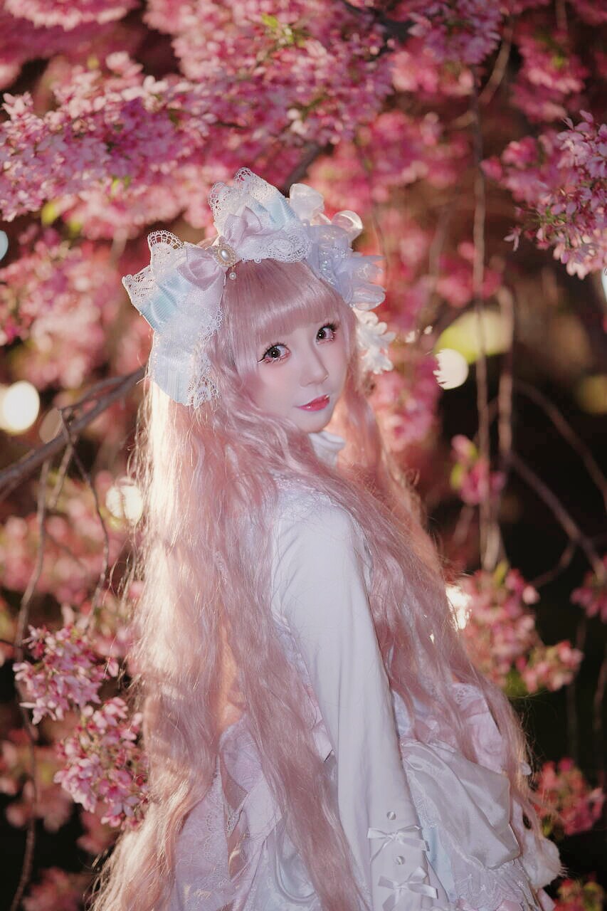 【垂耳汪】26新款原创Lolita手作圣诞H小物kc头饰蕾丝蝴蝶结发饰图片