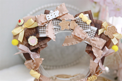 垂耳汪发饰原创手作Lolita