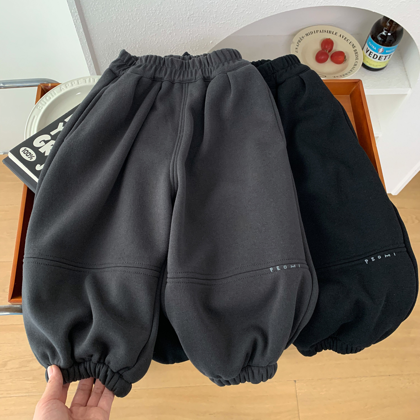 男童秋冬加绒韩版卫裤2025新款