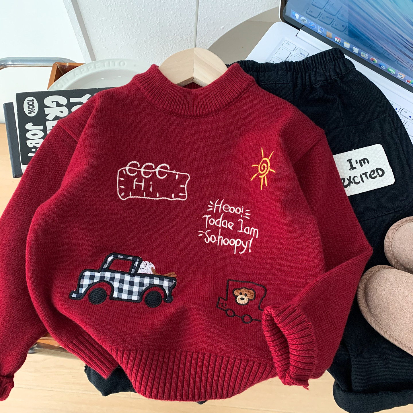 男童冬装针织衫2025新款儿童红色圣诞喜庆年服毛衣秋冬圆领套头衫,童装/婴儿装/亲子装,毛衣/针织衫,淘宝优惠券,粉丝福利购,淘宝优惠卷