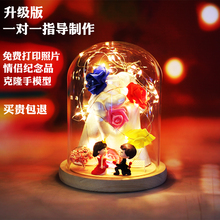 情侣手模型制作材料手工DIY纪念品印泥手脚印克隆粉手膜diy石膏