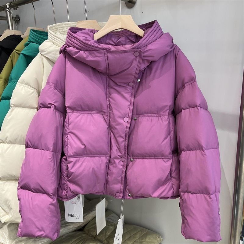 欧货短款棉服女2026年冬季新款宽松连帽加厚保暖设计感外套潮流,女装/女士精品,棉衣/棉服,淘宝优惠券,粉丝福利购,淘宝优惠卷