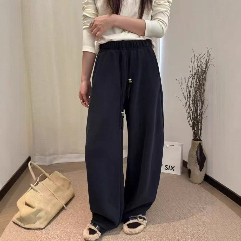 25年棉裤女加绒加厚韩版宽松休闲棉裤冬款慵懒风卫裤棉裤新款裤子