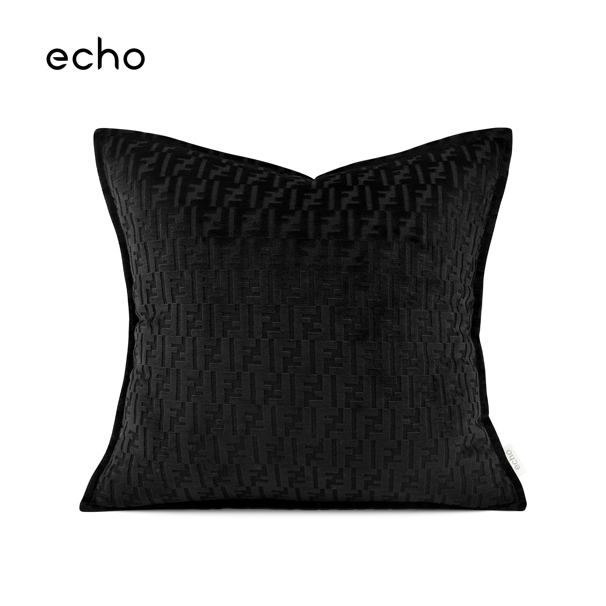 客厅沙发意式轻奢软装高档双F割绒抱枕样板间床头方形靠垫靠枕套