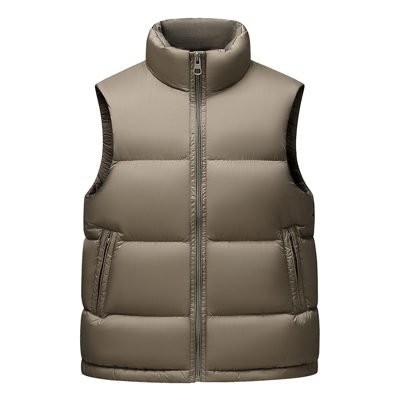 冬季新款高充绒加厚立领羽绒马甲男特大码200-240斤胖子保暖背心
