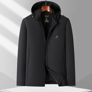 春季新款特大码男士商务休闲外套加肥加大210-250斤胖子宽松夹克