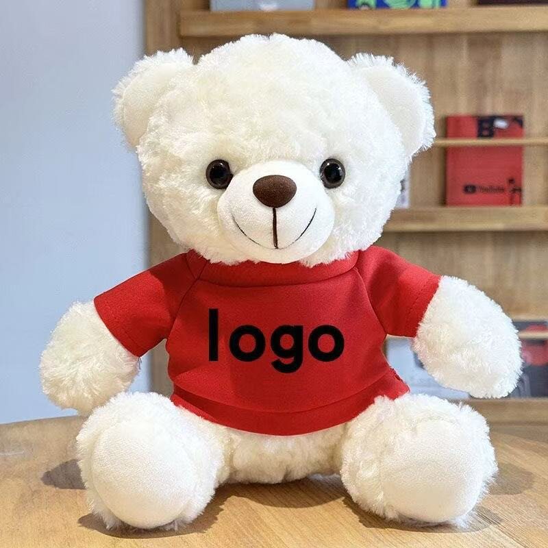 小熊玩偶衣服公仔毛绒玩具印制文