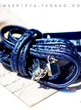 真皮百搭中性风叠戴手绳项链