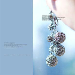 No.86「钥匙拿了吗Ⅰ」Ann 水晶钻珍珠花球镀金钥匙扣包挂 Taylor