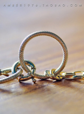 环环相扣合金设计感项链
