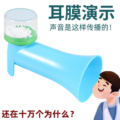 耳朵鼓膜模型耳膜实验声音传播