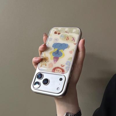 卡通大象适用苹果iphone手机壳新款17promax高级感16带挂绳手腕15可爱创意14全包防摔16pro小众女外壳保护套