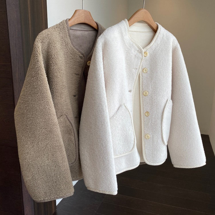 冬日氛围感！ 慵懒时髦保暖宽松厚实毛绒绒大衣女外套秋冬新款