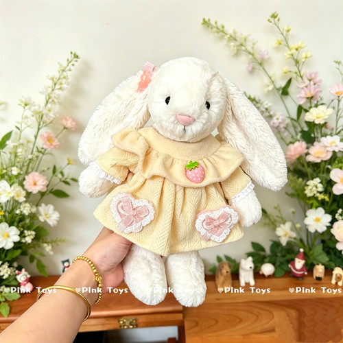 适用于Jellycat中号31cm和36cm害羞邦尼兔娃衣伽百利新款连衣裙