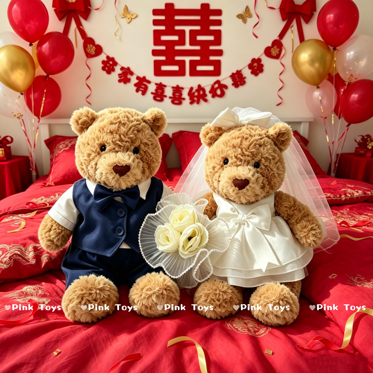 jellycat巴塞罗熊衣服西装28cm36cm47cm手作娃衣压床娃娃婚礼婚纱图片