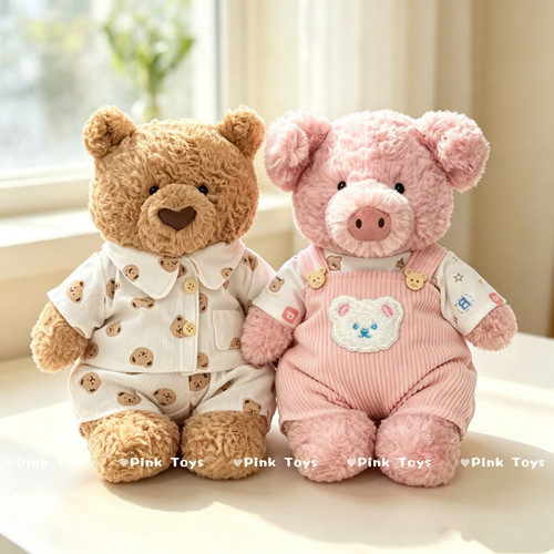 jellycat巴塞罗熊衣服巴猪28cm36cm47cm手作娃衣背带裤连衣裙