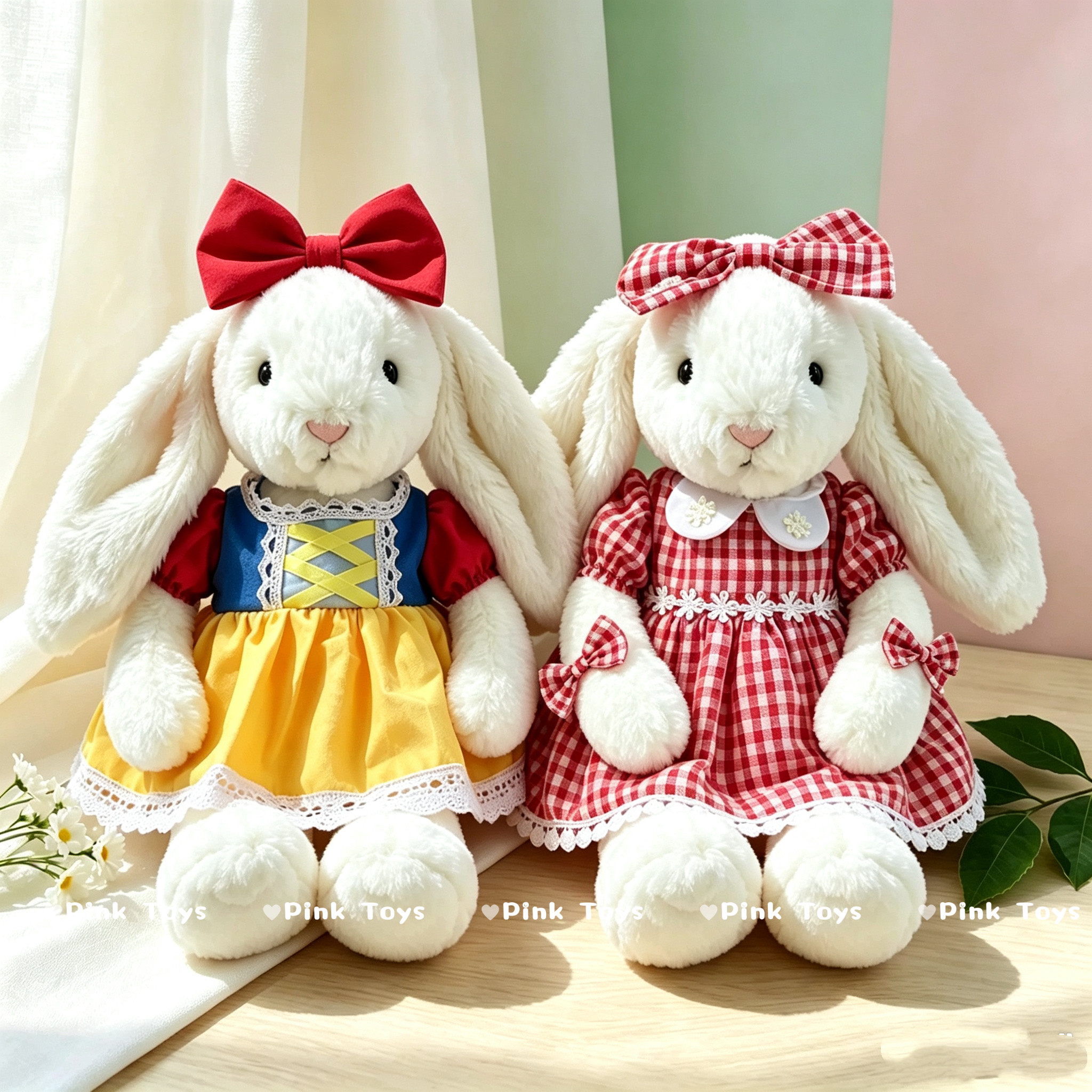 适用于Jellycat中号31cm害羞邦尼兔娃衣30CM伽百利兔新款连衣裙图片