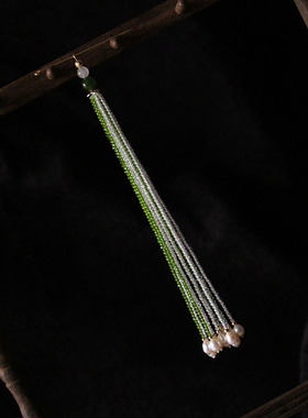 天然淡水珍珠配饰尖晶石