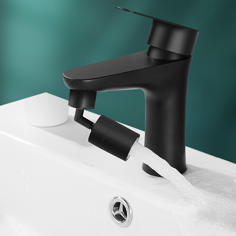 厨房款水龙头防溅头水嘴黑色通用洗菜盆万能增压万向全铜延伸神器,家装主材,厨房龙头,淘宝优惠券,粉丝福利购,淘宝优惠卷