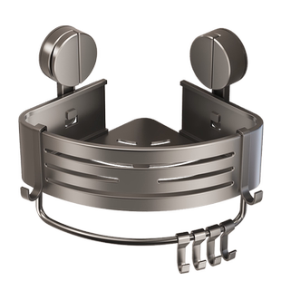 浴室吸盘置物架卫生间三角架子免打孔厕所洗漱台墙上转角壁挂收纳