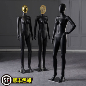 哑黑镂空人体商场衣服架子女模特