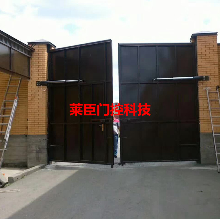 意大利合资莱柯直臂开门机八字对开门电机自动大门电机别墅开门器